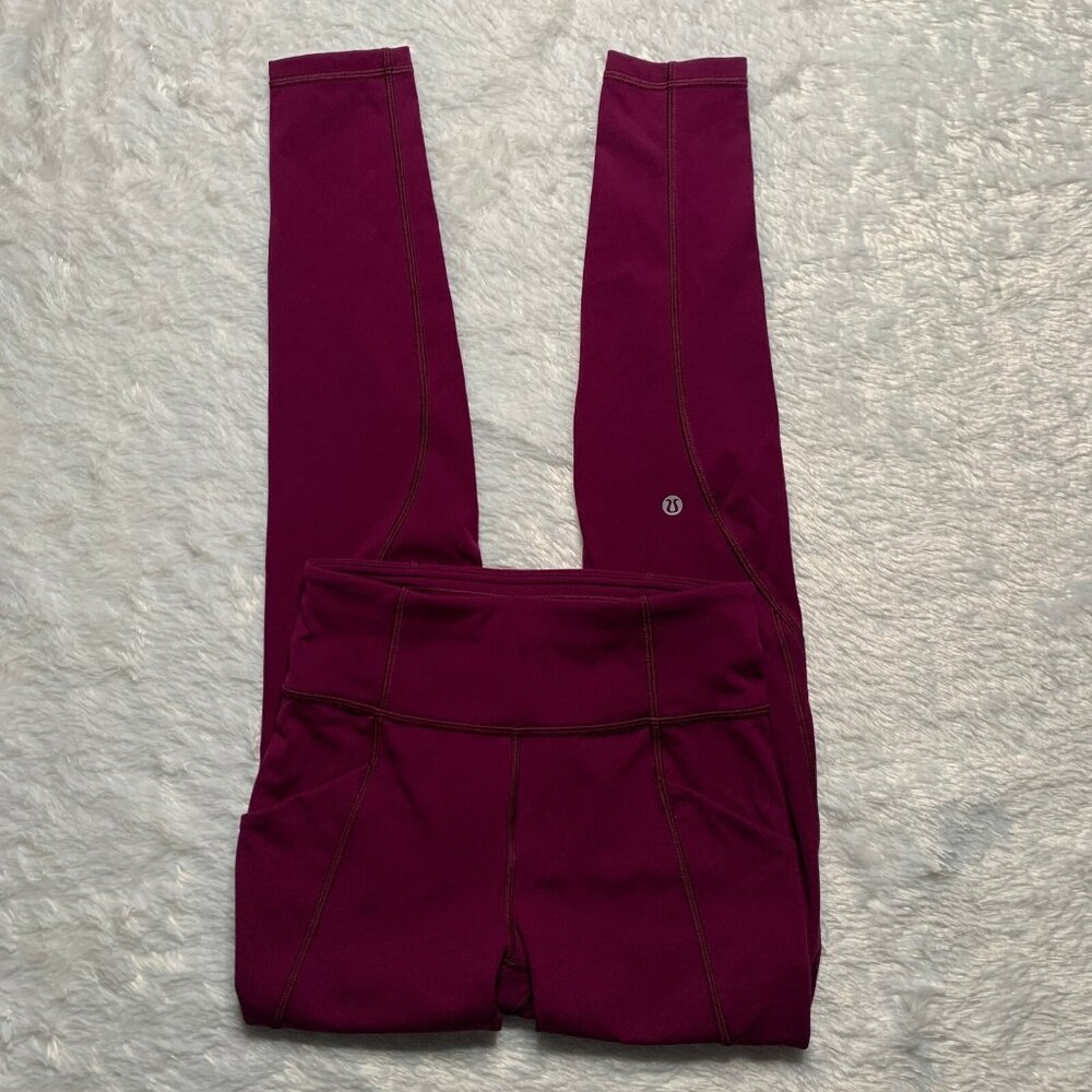 Lululemon Time To Sweat Tight 28" Marvel Size 4 EUC